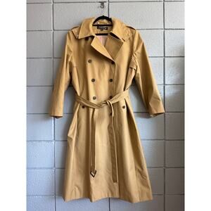 KATIENYC J.Crew New Long Icon Trench Cotton Coat size 20